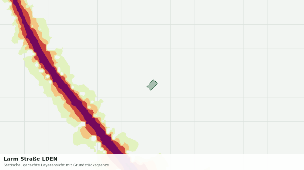 Statische Kartenansicht: Lärm Straße LDEN