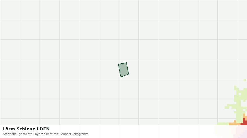 Statische Kartenansicht: Lärm Schiene LDEN