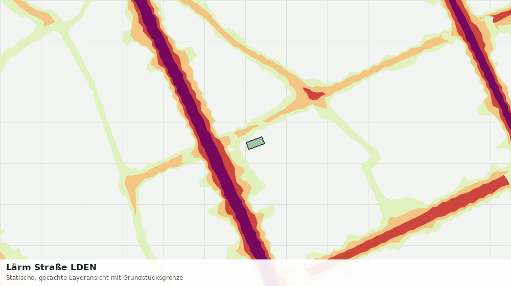 Statische Kartenansicht: Lärm Straße LDEN
