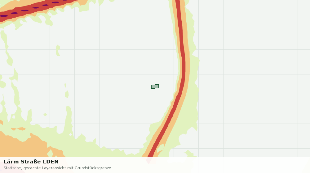 Statische Kartenansicht: Lärm Straße LDEN