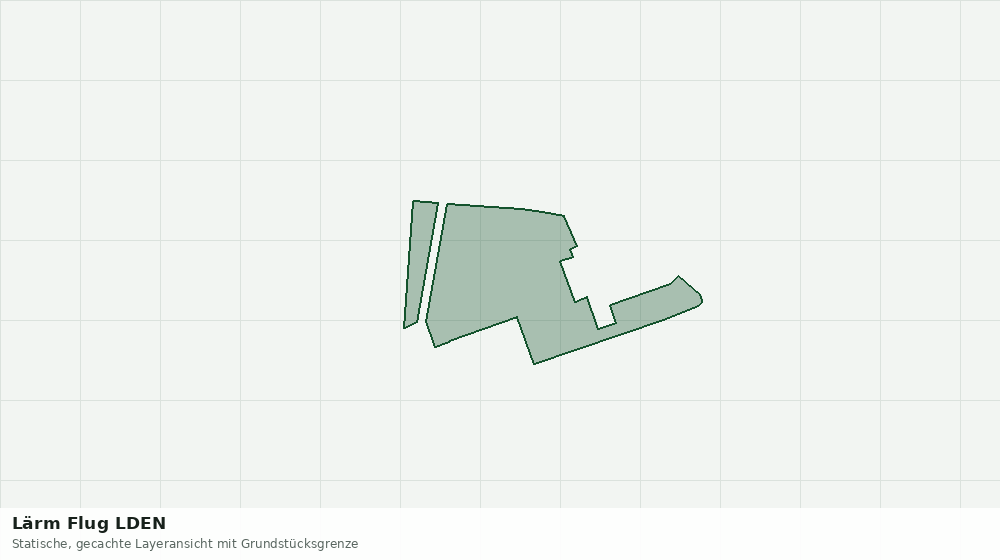Statische Kartenansicht: Lärm Flug LDEN