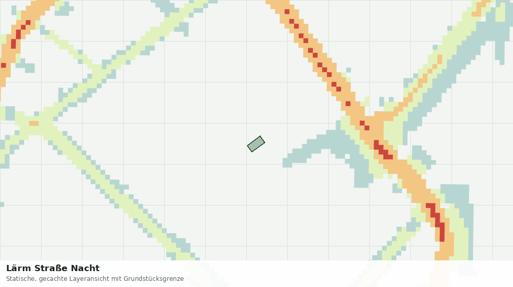 Statische Kartenansicht: Lärm Straße Nacht