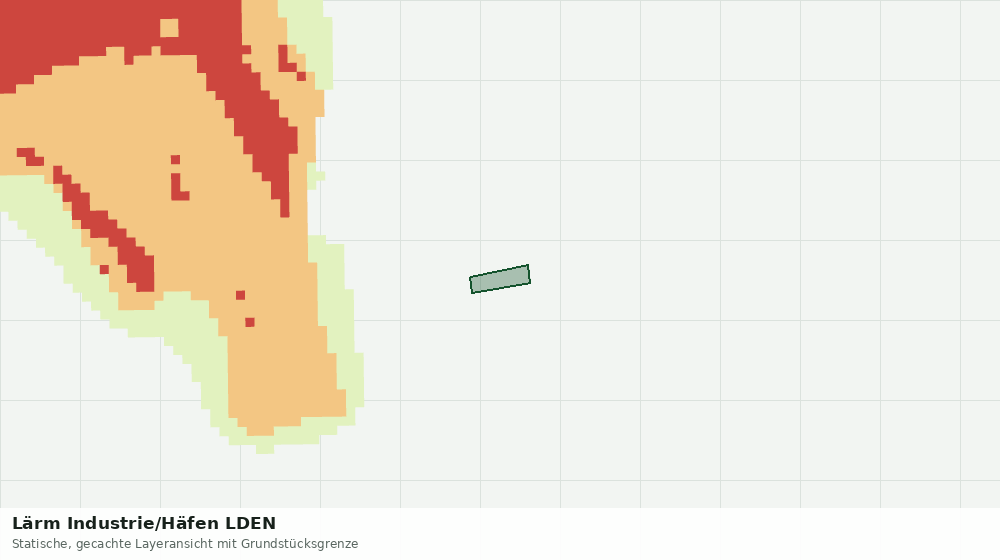 Statische Kartenansicht: Lärm Industrie/Häfen LDEN