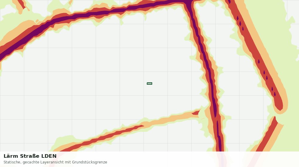 Statische Kartenansicht: Lärm Straße LDEN