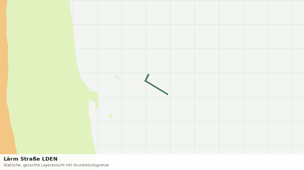 Statische Kartenansicht: Lärm Straße LDEN