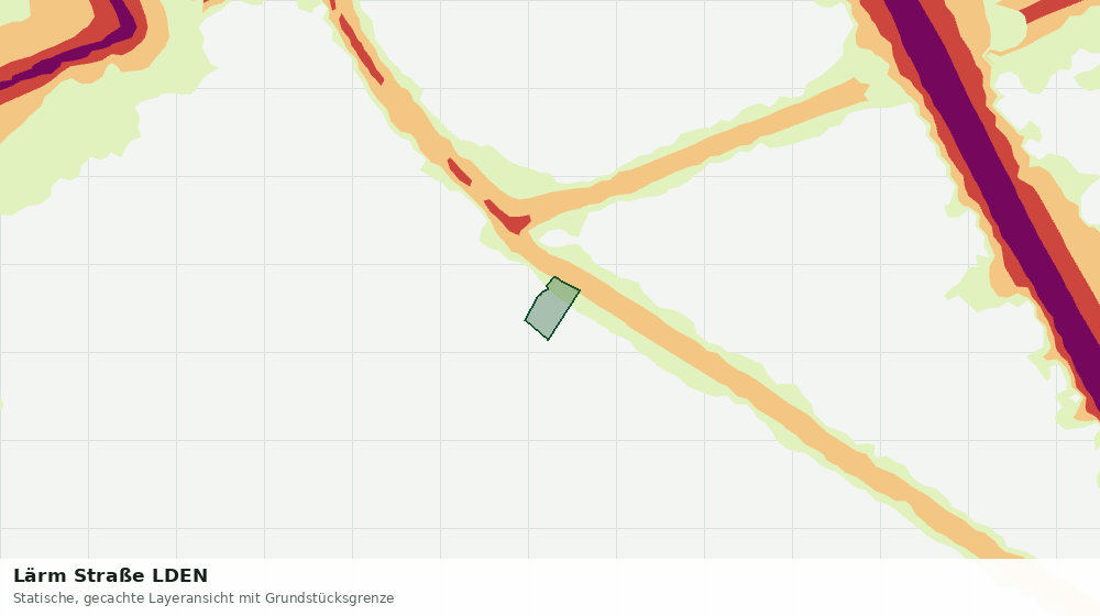 Statische Kartenansicht: Lärm Straße LDEN