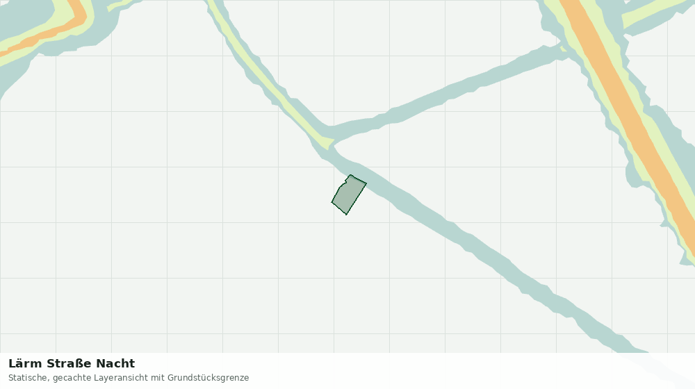 Statische Kartenansicht: Lärm Straße Nacht