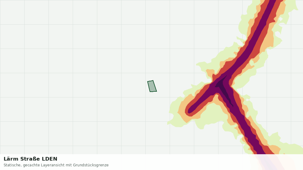 Statische Kartenansicht: Lärm Straße LDEN