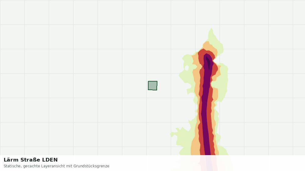 Statische Kartenansicht: Lärm Straße LDEN