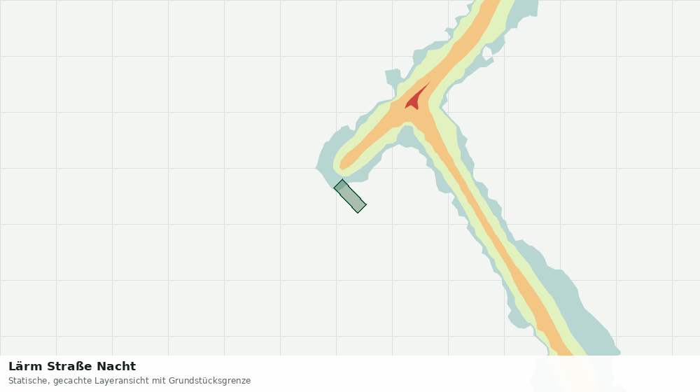 Statische Kartenansicht: Lärm Straße Nacht