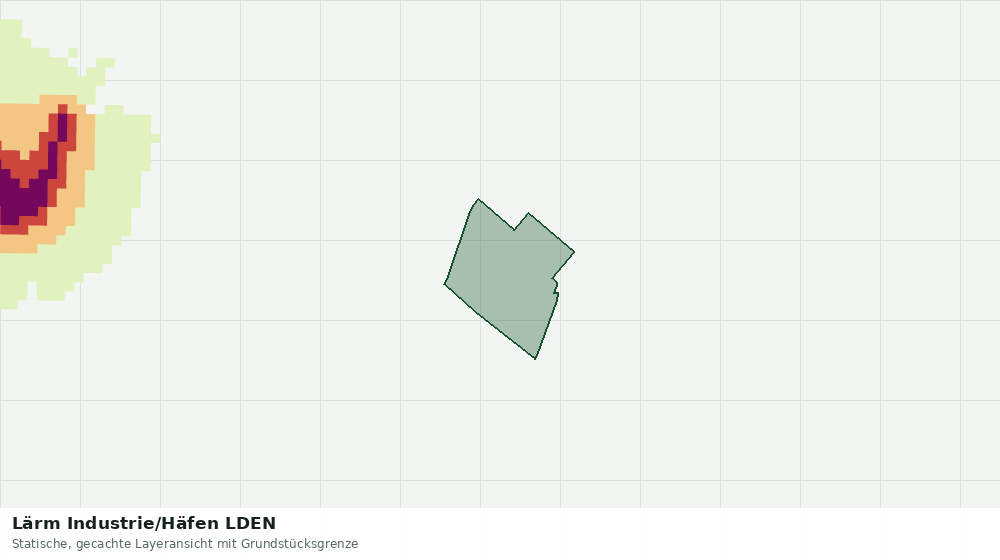 Statische Kartenansicht: Lärm Industrie/Häfen LDEN