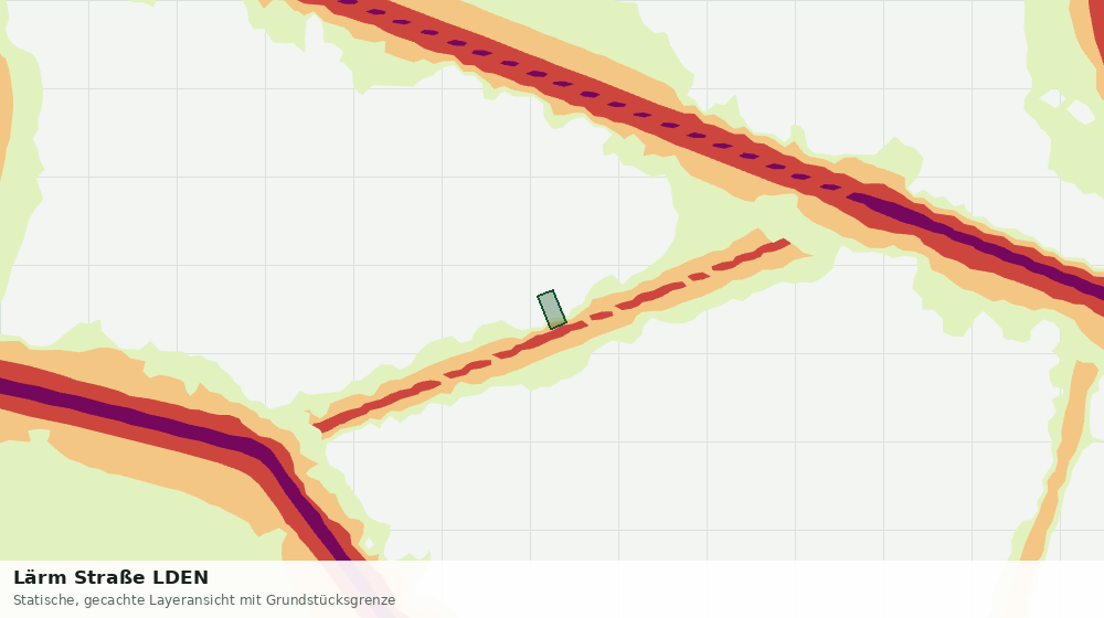 Statische Kartenansicht: Lärm Straße LDEN