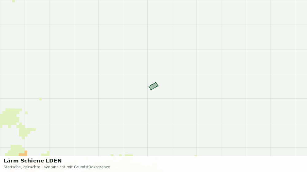 Statische Kartenansicht: Lärm Schiene LDEN