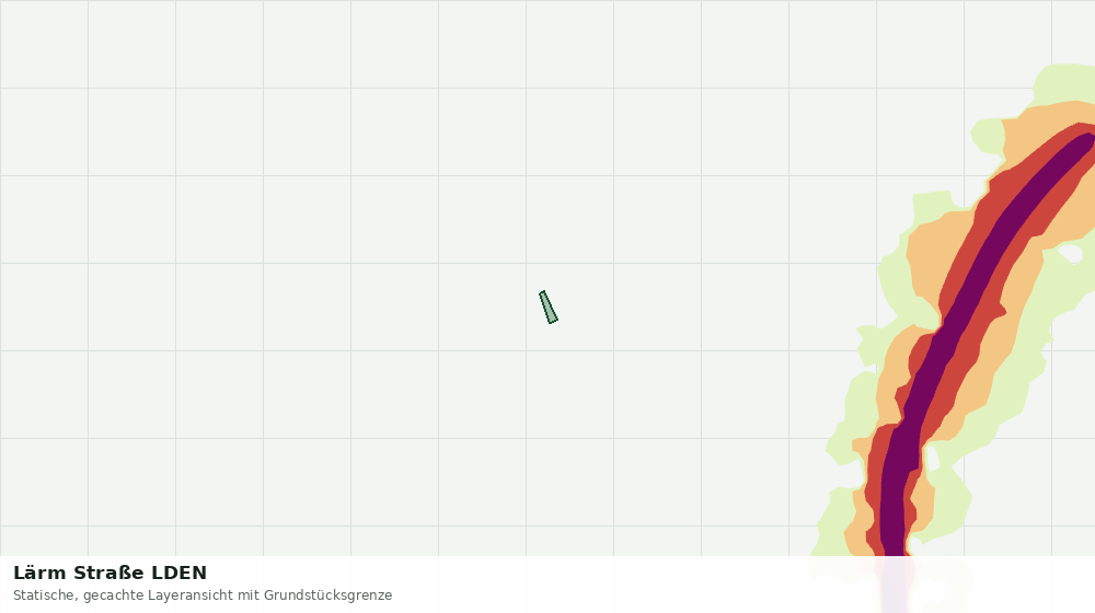 Statische Kartenansicht: Lärm Straße LDEN