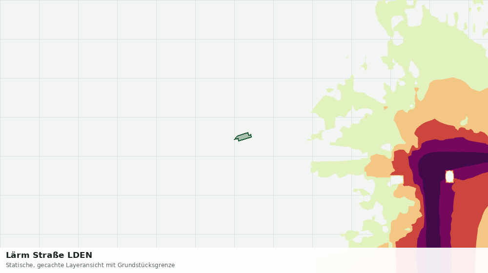 Statische Kartenansicht: Lärm Straße LDEN