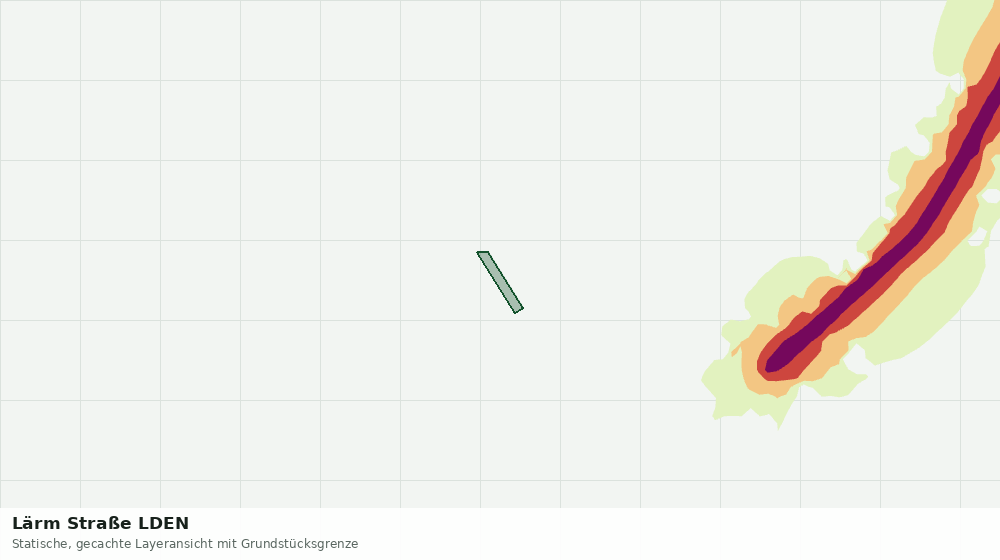 Statische Kartenansicht: Lärm Straße LDEN