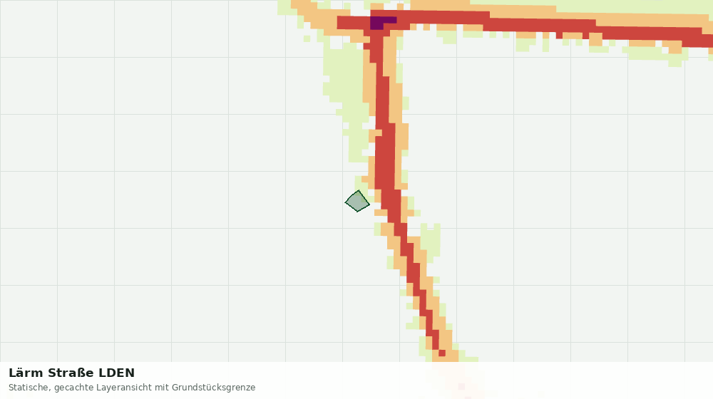 Statische Kartenansicht: Lärm Straße LDEN