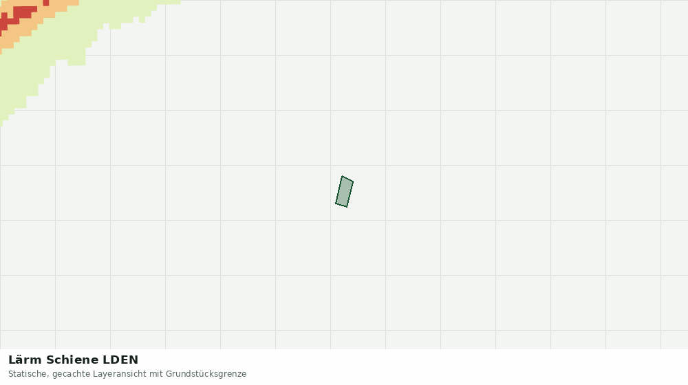 Statische Kartenansicht: Lärm Schiene LDEN