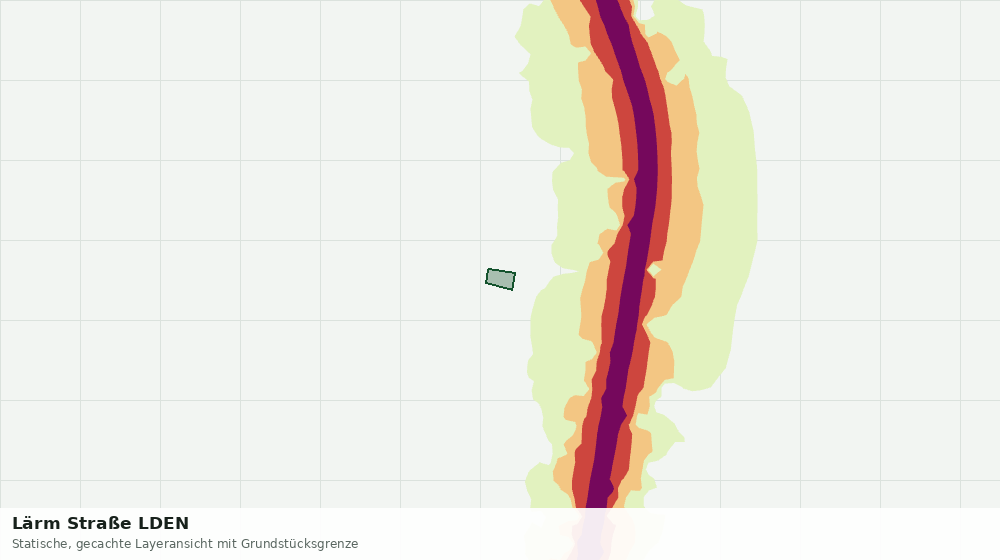 Statische Kartenansicht: Lärm Straße LDEN
