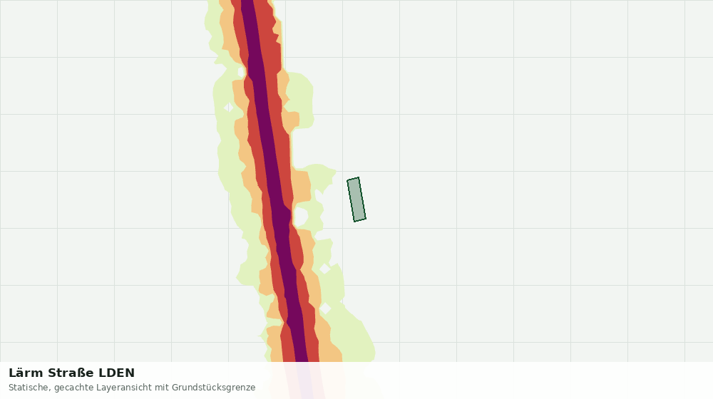 Statische Kartenansicht: Lärm Straße LDEN