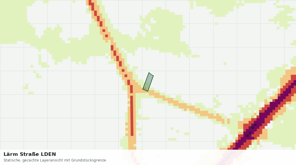 Statische Kartenansicht: Lärm Straße LDEN