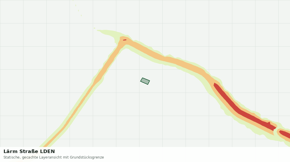 Statische Kartenansicht: Lärm Straße LDEN
