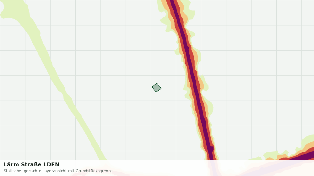 Statische Kartenansicht: Lärm Straße LDEN