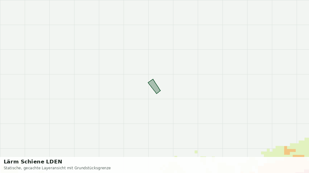 Statische Kartenansicht: Lärm Schiene LDEN