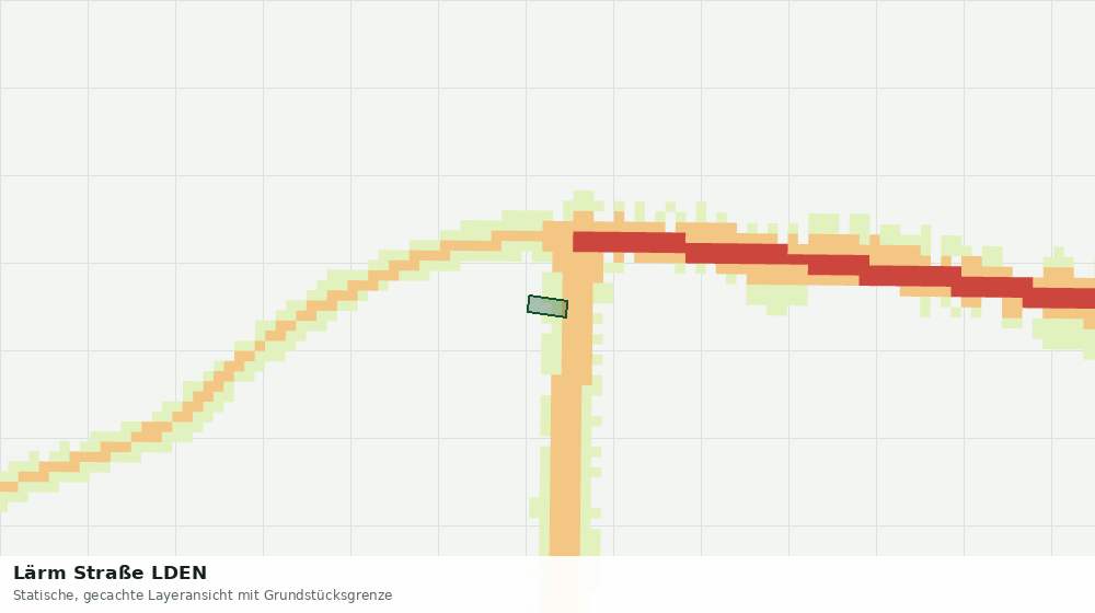 Statische Kartenansicht: Lärm Straße LDEN