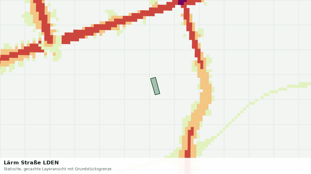 Statische Kartenansicht: Lärm Straße LDEN