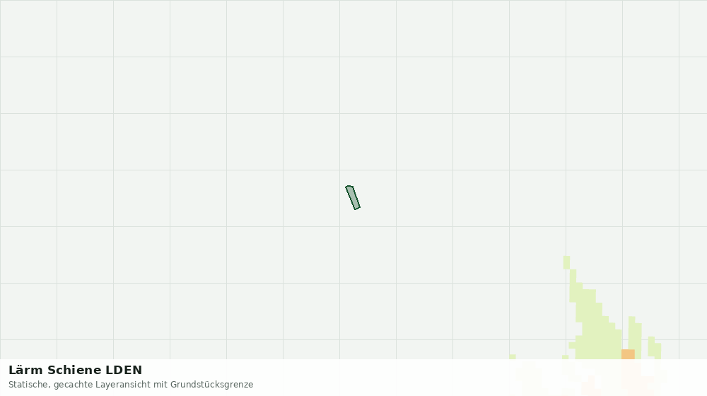 Statische Kartenansicht: Lärm Schiene LDEN