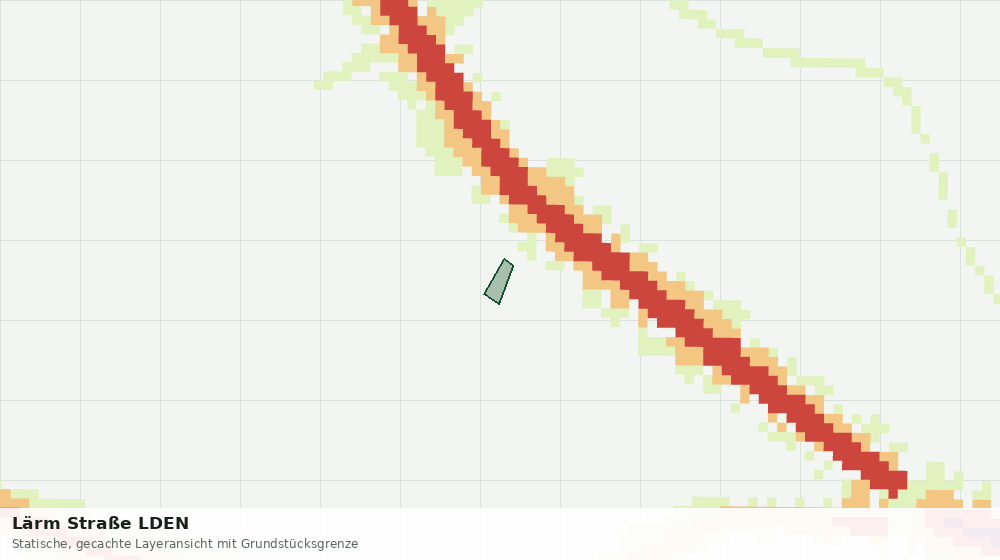 Statische Kartenansicht: Lärm Straße LDEN