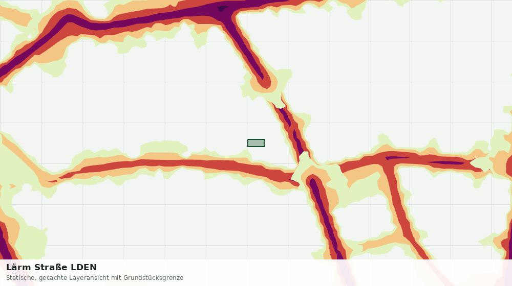Statische Kartenansicht: Lärm Straße LDEN