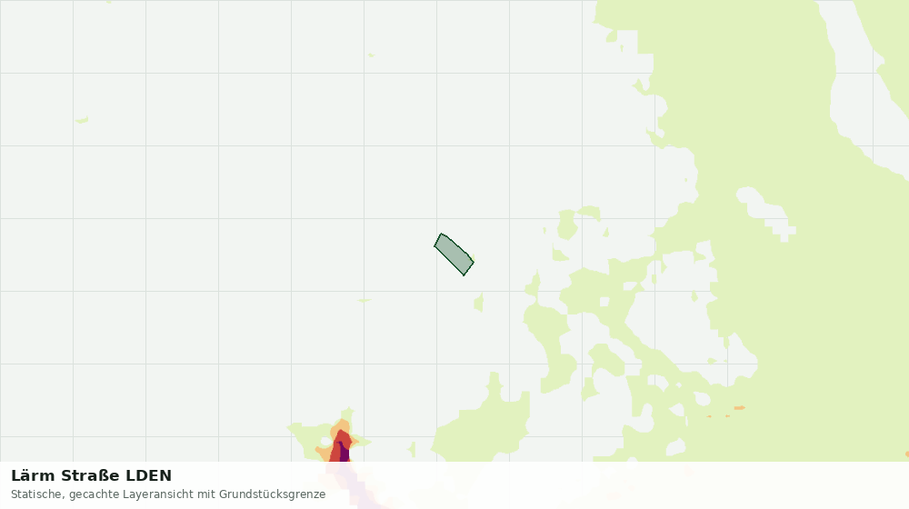 Statische Kartenansicht: Lärm Straße LDEN