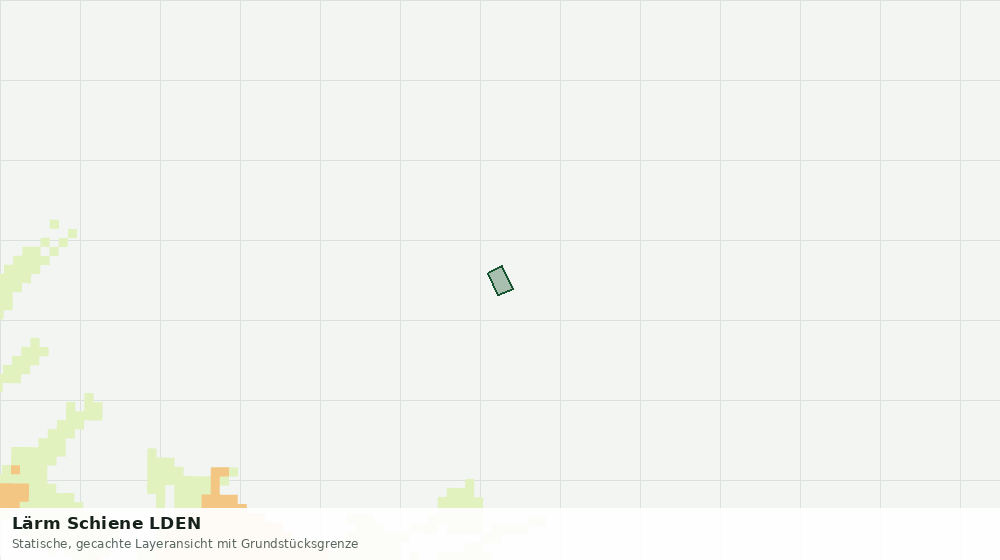 Statische Kartenansicht: Lärm Schiene LDEN