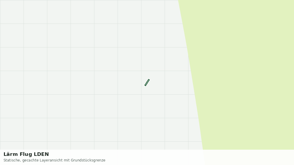 Statische Kartenansicht: Lärm Flug LDEN