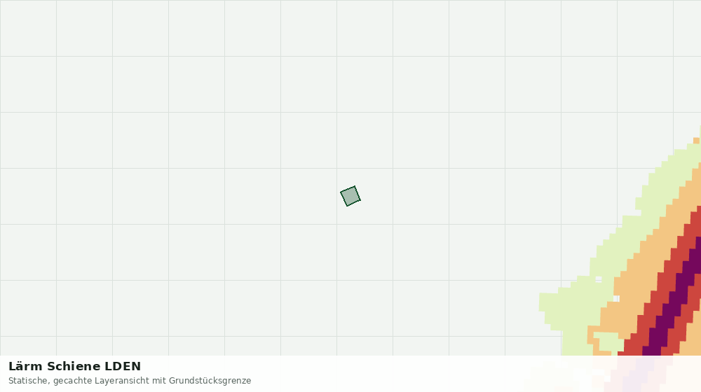 Statische Kartenansicht: Lärm Schiene LDEN