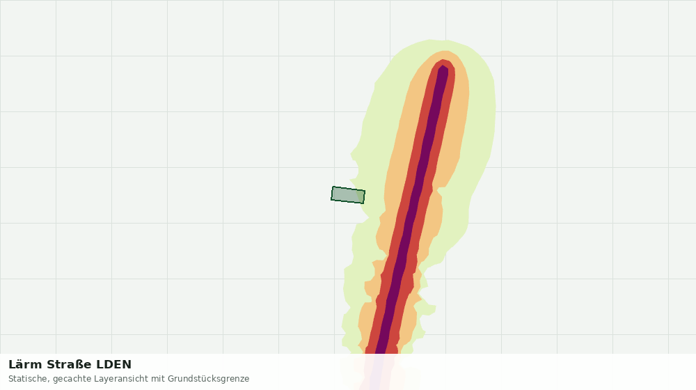Statische Kartenansicht: Lärm Straße LDEN