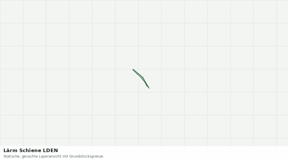 Statische Kartenansicht: Lärm Schiene LDEN