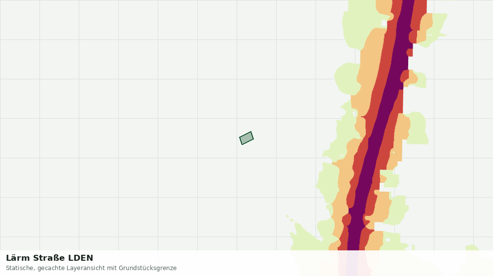 Statische Kartenansicht: Lärm Straße LDEN