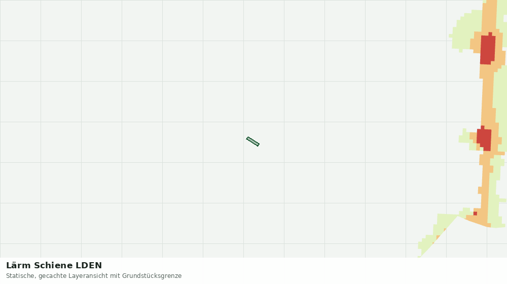 Statische Kartenansicht: Lärm Schiene LDEN