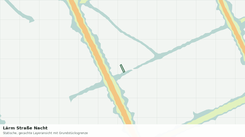Statische Kartenansicht: Lärm Straße Nacht