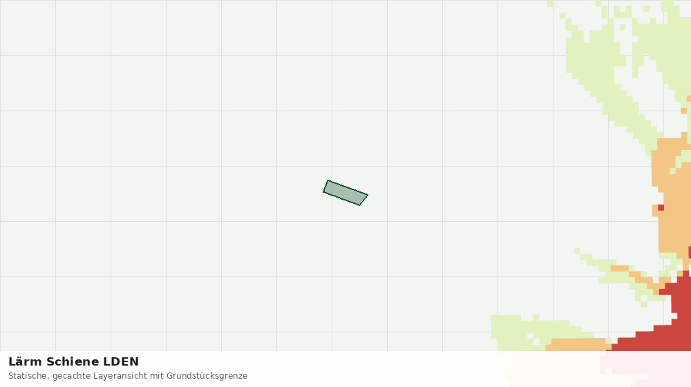 Statische Kartenansicht: Lärm Schiene LDEN