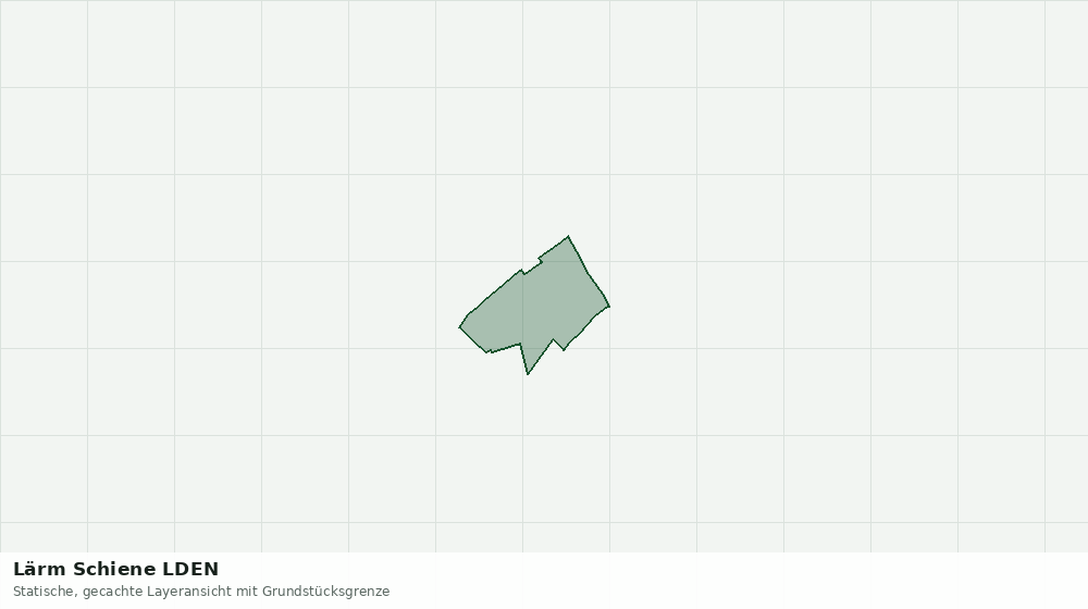 Statische Kartenansicht: Lärm Schiene LDEN