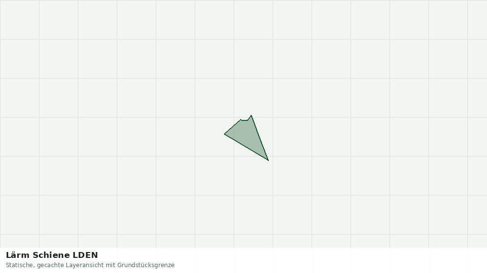 Statische Kartenansicht: Lärm Schiene LDEN
