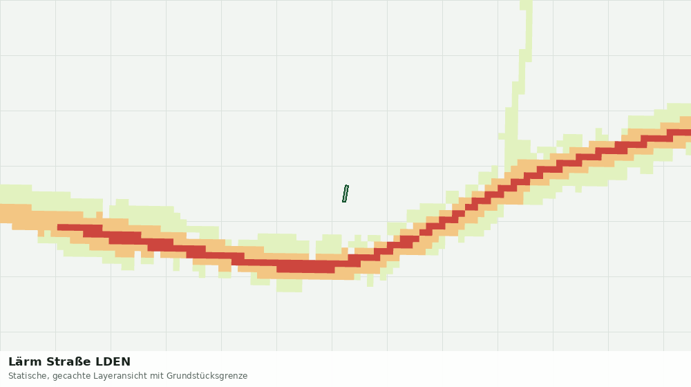 Statische Kartenansicht: Lärm Straße LDEN
