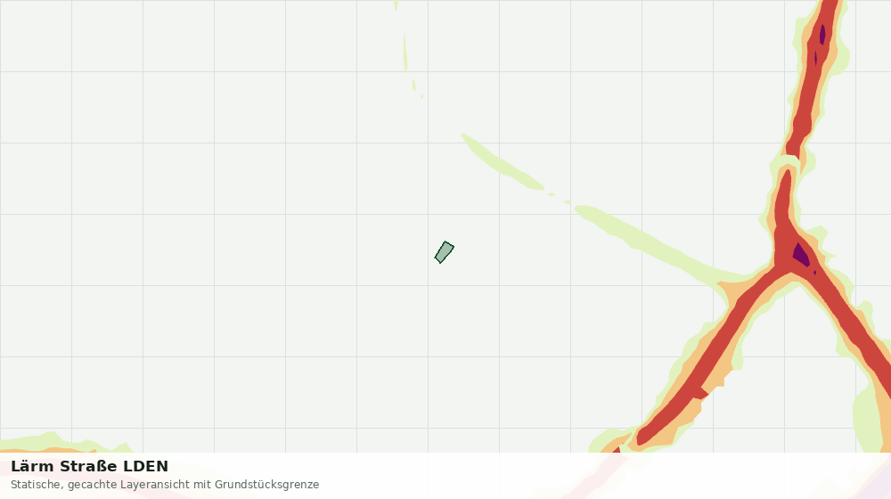 Statische Kartenansicht: Lärm Straße LDEN