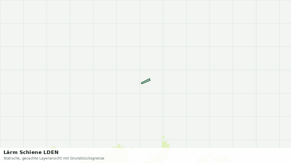 Statische Kartenansicht: Lärm Schiene LDEN