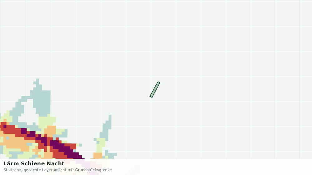 Statische Kartenansicht: Lärm Schiene Nacht