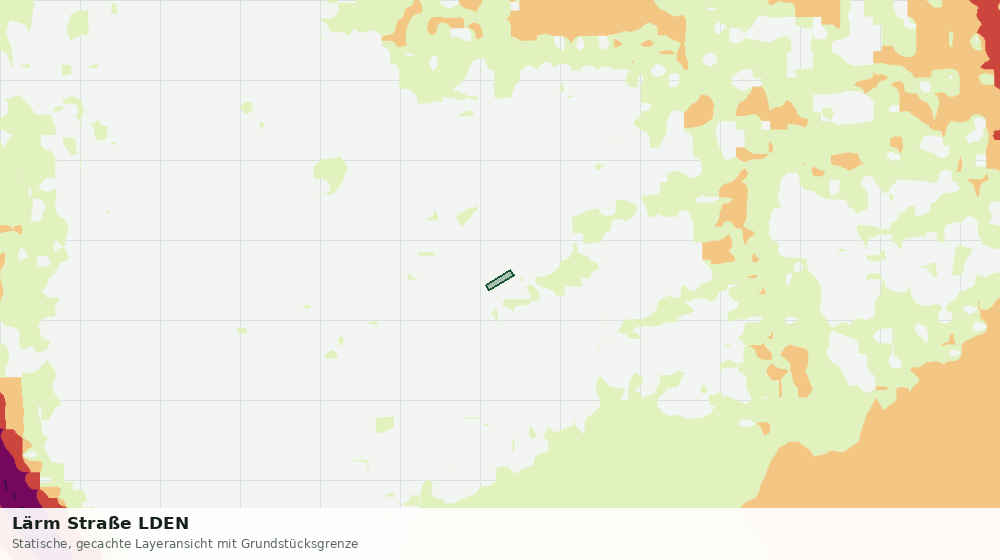 Statische Kartenansicht: Lärm Straße LDEN
